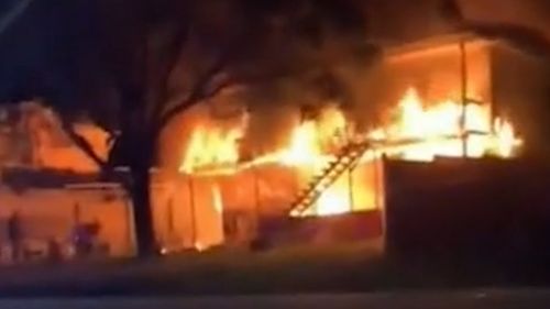 A dog has taken his job as man's best friend to a whole new level overnight, saving his owner from their burning house.