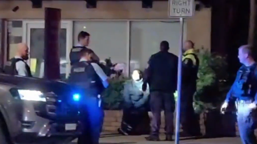 Police were called to Oxford Street, Bondi Junction, about 10.10pm on Sunday following reports of suspicious behaviour. 