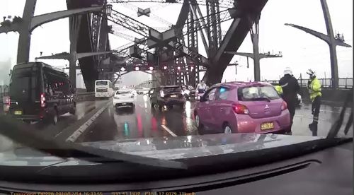 Sydney Harbour Bridge crash