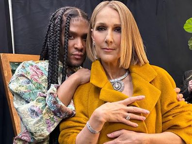 Céline Dion and Law Roach at the 2024 Grammy Awards