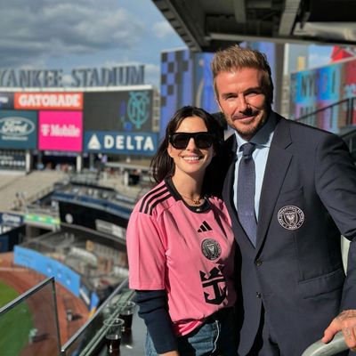 David Beckham and Anne Hathaway