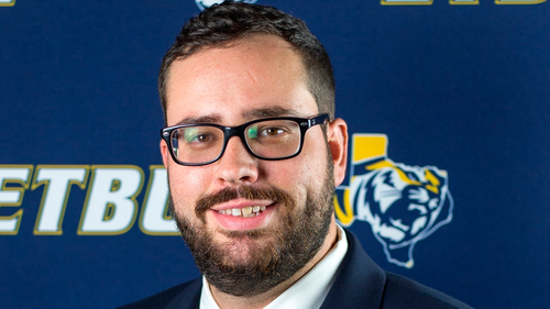 In this image provided by East Texas Baptist University (ETBU) Athletic Communications, shows Tyler James, when James was a graduate assistant coach for the ETBU golf program in Marshall, Texas. 