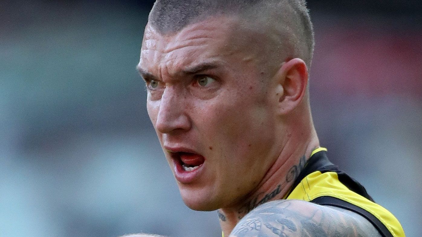 Richmond superstar Dustin Martin has failed to complete training a week out for the preliminary final