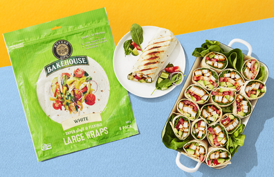 Aldi Bakers Life White Large Wraps 8 pack