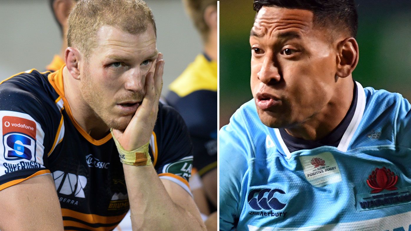 Israel Folau reveals details of meeting with Wallabies teammate David Pocock