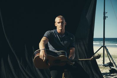 Cody Simpson head shot for the Guys & Dolls musical on Sydney Harbor