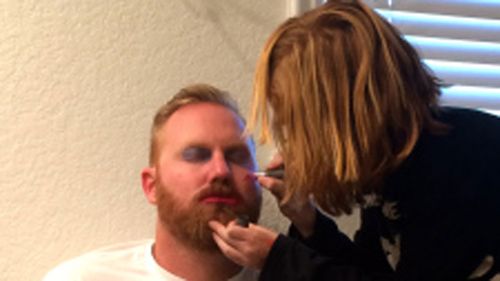 Father lets his gender creative son do his make-up