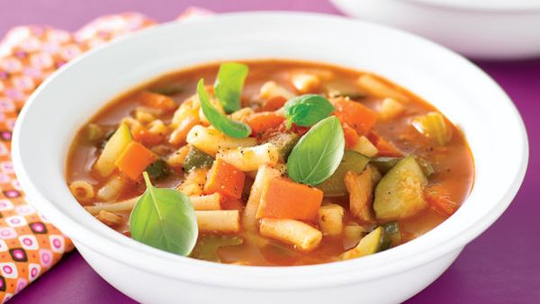 Meal in a bowl minestrone