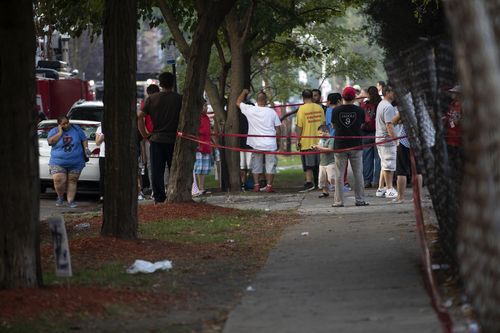 A crowd outside the house gathered in prayer and candlelit vigil is planned.