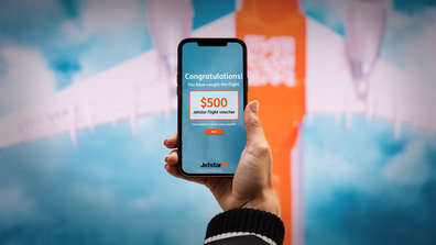 Jetstar QR code promotion