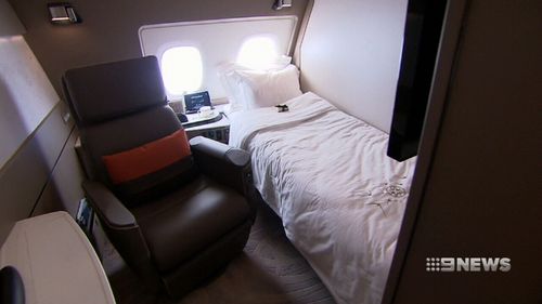 Private suites in First Class offer new levels of luxury. 