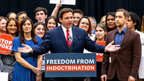 Ron DeSantis has focused his gubernatorial career on culture wars.