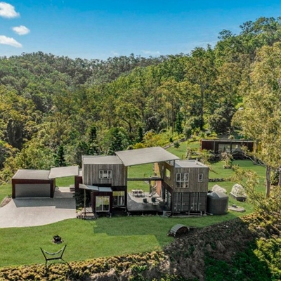 Queensland stackable home is made from multiple shipping containers