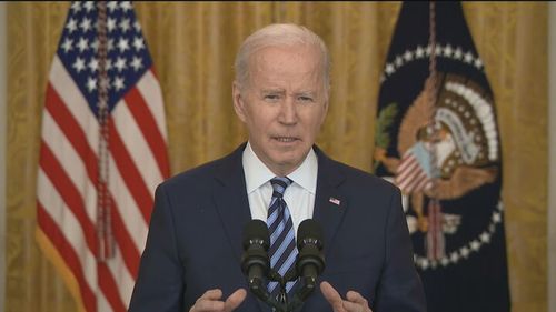 US President Joe Biden on Thursday unveiled new, 'devastating' sanctions on Russia after its invasion of Ukraine. 