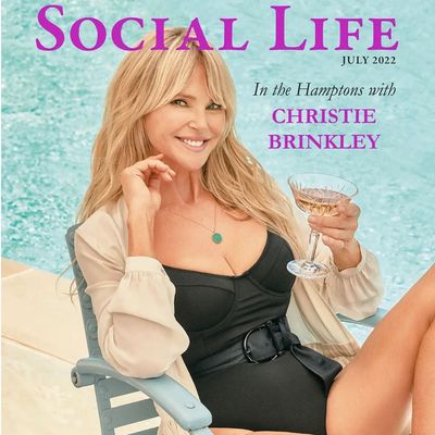 Sports Illustrated model Christie Brinkley shares gorgeous new swimsuit pic for Social Life magazine.