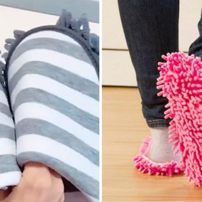 bandage Parcel Tal højt Mop slippers are an unusual addition to your cleaning routine but mums love  them