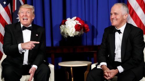US President Donald Trump and Prime Minister Malcolm Turnbull met in May. (AAP)