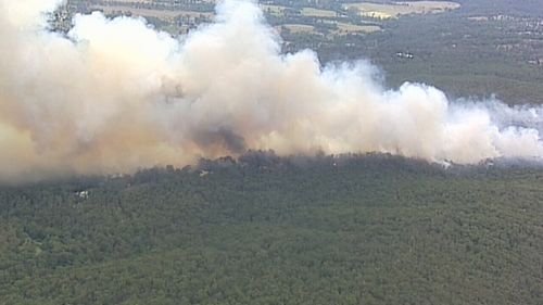 Air bombing teams have been called in to fight the fire.