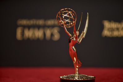 Emmy Statute from the Creative Emmy Awards, 2021.