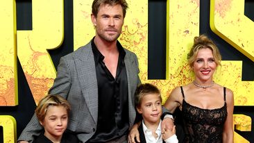 SYDNEY, AUSTRALIA - MAY 02: Chris Hemsworth and Elsa Pataky and their children Sasha Hemsworth and Tristan Hemsworth attend the Australian premiere of &quot;Furiosa: A Mad Max Saga&quot; on May 02, 2024 in Sydney, Australia. (Photo by Brendon Thorne/Getty Images)