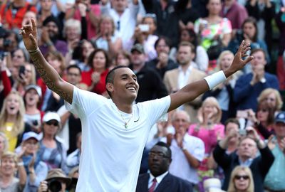 Nick Kyrgios got the world's attention when he beat Rafael Nadal at Wimbledon. (AAP)