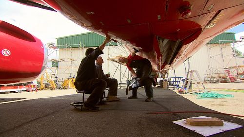 It's hoped the jets could save lives and property in Australia through bushfire season. (9NEWS)