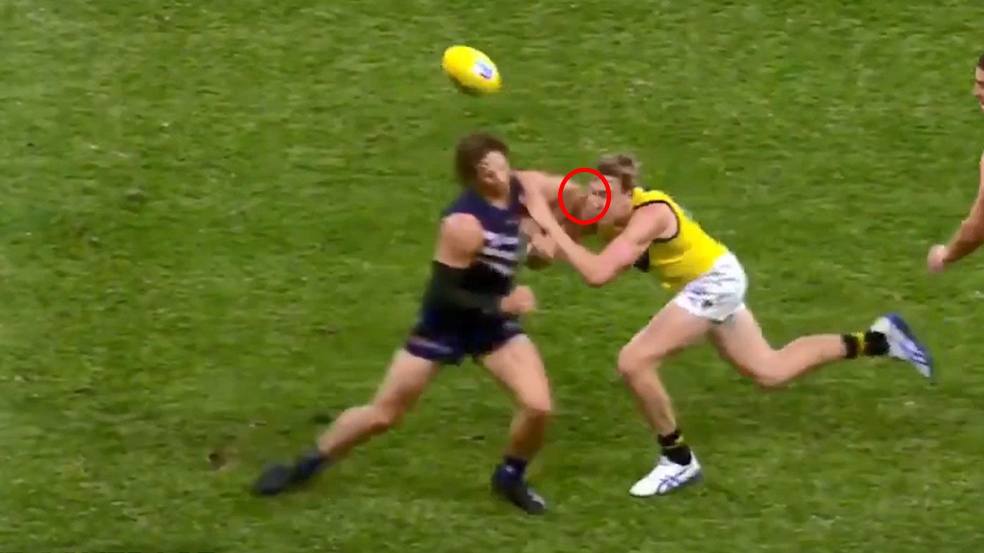 Fremantle skipper Nat Fyfe in trouble over high hit in loss to Richmond