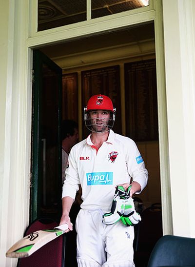 Hughes walked out onto the SCG as he had done countless times  before.