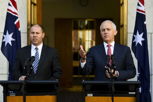 Mr Turnbull and Energy Minister Josh Frydenberg spoke about the Coalition vote today.