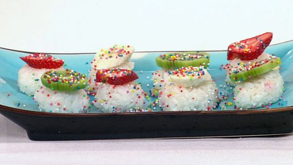 Fruit sushi - culinary kids