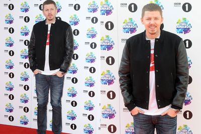 Rapper Professor Green mucked around for photographers. But where was wife Millie Mackintosh?