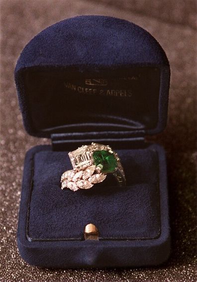 Jackie Kennedy's show stopping engagement ring from JFK.