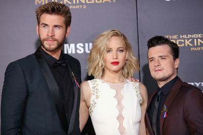 Liam Hemsworth; Jennifer Lawrence; Josh Hutcherson