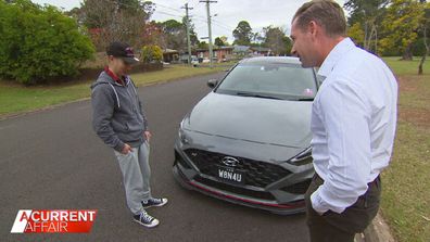 Daniel who put W8N4U plates on his car says it reads "waiting for you".