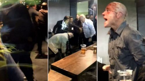 The latest round of crowd violence has been at Etihad Stadium.

