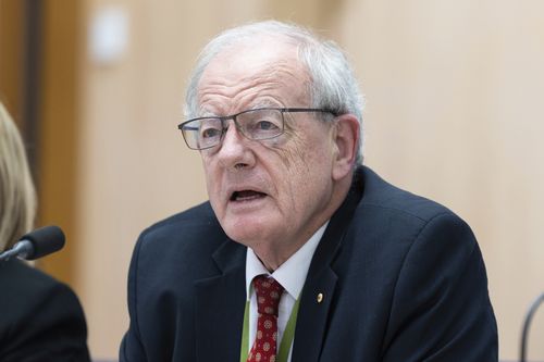 Paul Brereton, Commissioner, National Anti-Corruption Commission (NACC), during a hearing with the Parliamentary Joint Committee on the National Anti-Corruption Commission, at Parliament House in Canberra on Thursday 11 December 2025. fedpol Photo: Alex Ellinghausen