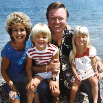 Patti and Bert Newton with their children, Matthew and Lauren.