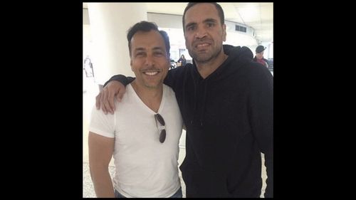 Mr Samadi rubs shoulders with celebrities, including boxing champ Anthony Mundine.