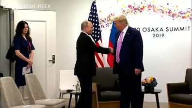 Vladimir Putin with Donald Trump