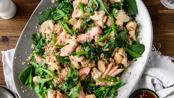 Quinoa and custard apple salad