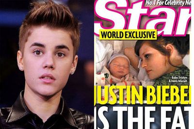 Single mother Mariah Yeater, 20, claimed Justin Bieber, 17, had fathered her child thanks to an alleged 30-second long romp backstage at a concert. Bieber insisted he'd "never met the woman" and agreed to undergo a DNA test to prove it. The test results are yet to be released…