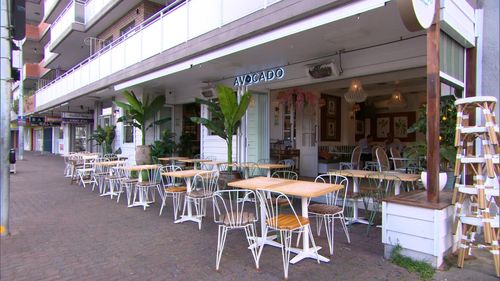 A Sydney man accused of staging his own kidnapping was found sitting at this Brighton le Sands cafe, unharmed. 