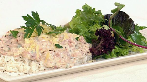 Denise's tasty tuna mornay - cooking from the pantry