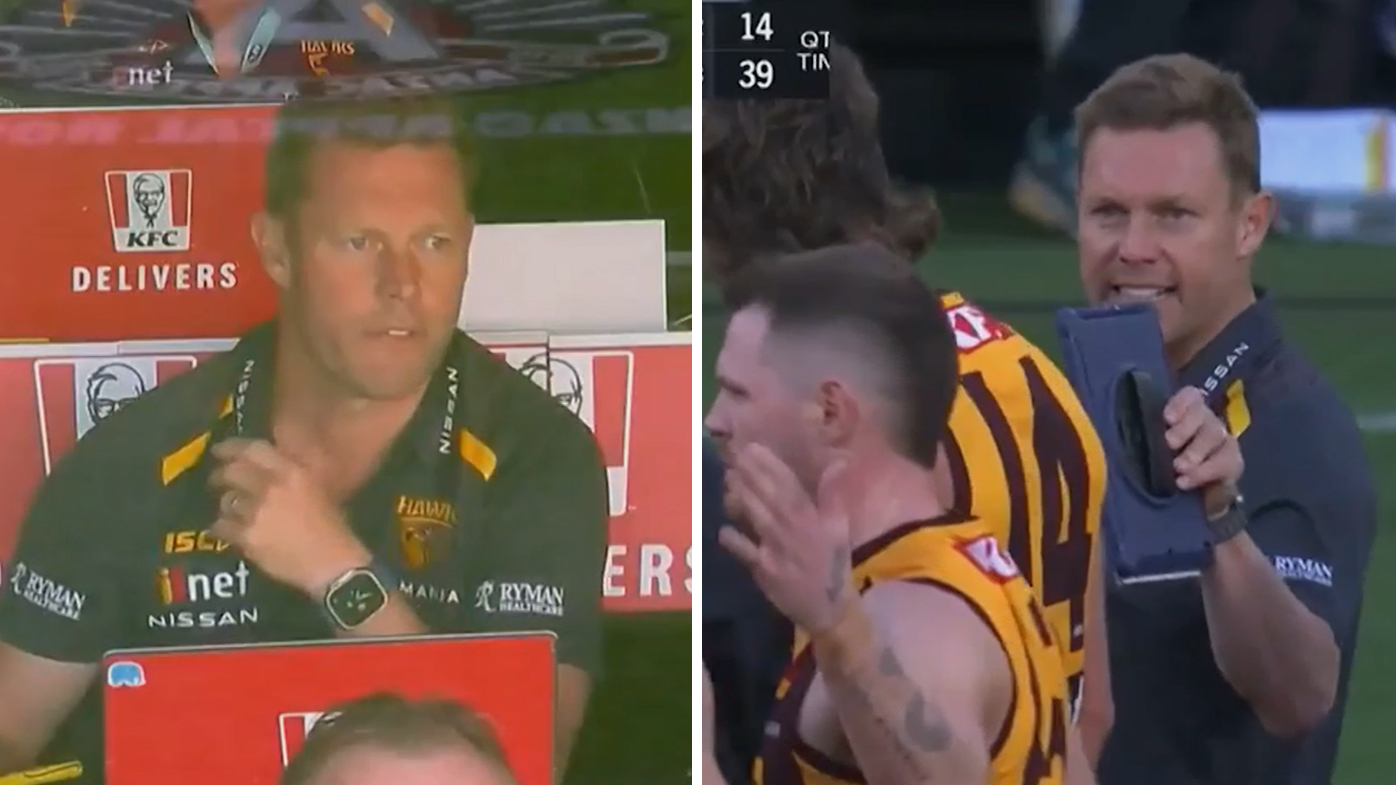 'We're past that': Hawthorn coach Sam Mitchell's scathing attack on Jack Scrimshaw in Swans loss