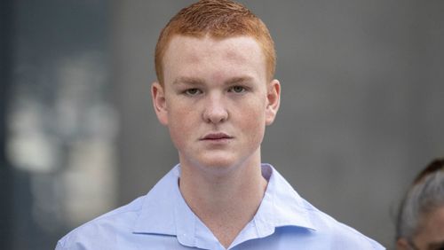 Ryan Hodson leaves the Supreme Court in Brisbane after his charges were dropped. Picture: AAP