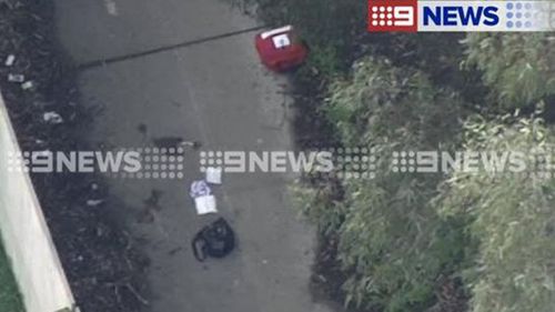 The female victim, aged in her 20s, has been flown to hospital. (9NEWS)