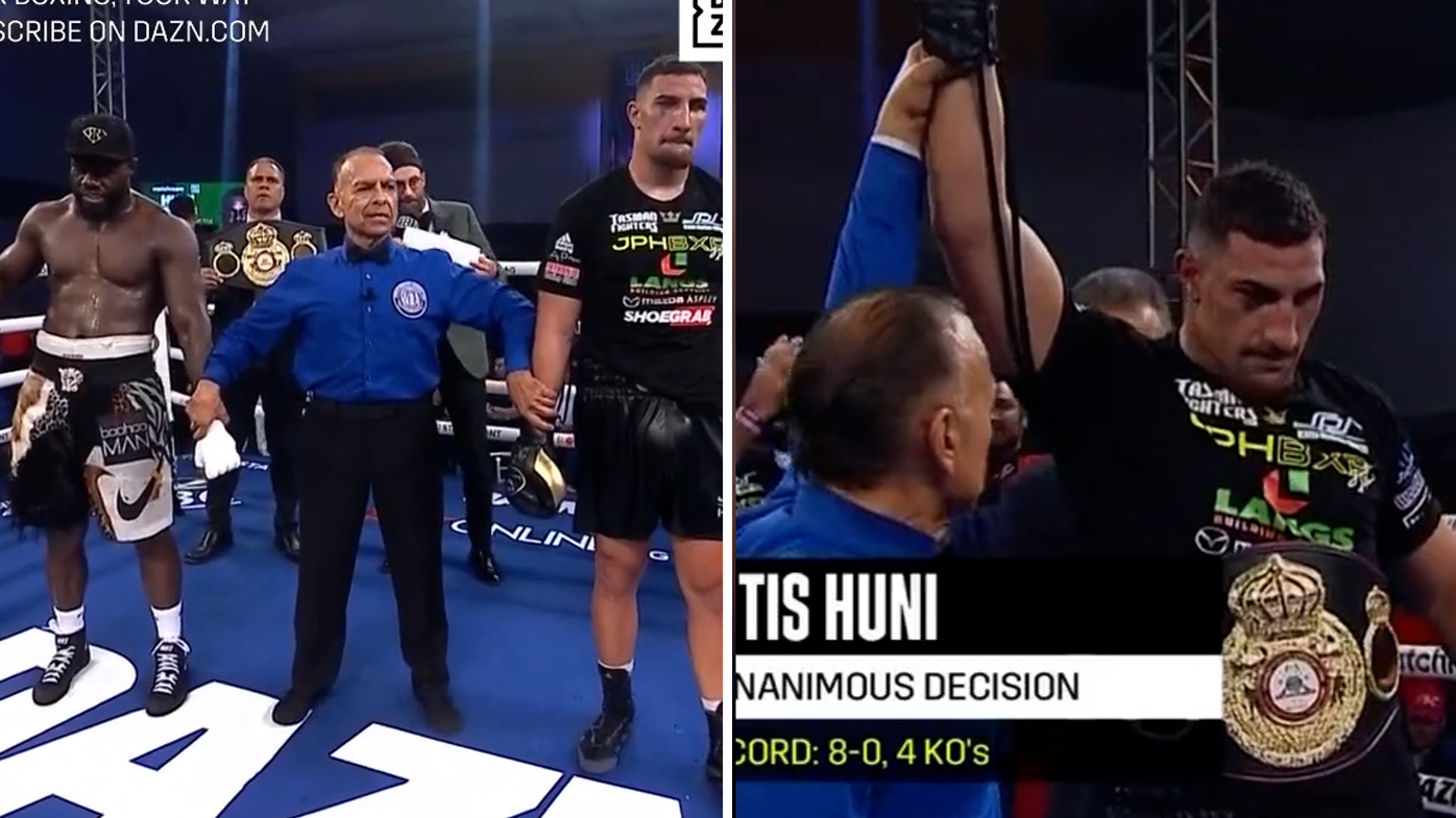 Justis Huni wins WBA international heavyweight title after unanimous decision victory over Andrew Tabiti