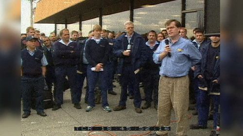 16-thousand Ansett workers were told the company couldn't be saved in the aftermath of 9/11. Picture: 9NEWS