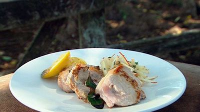 <a href="http://kitchen.nine.com.au/2016/05/19/20/13/barbecued-lemon-garlic-kurobuta-pork-cutlets" target="_top">Barbecued lemon and garlic kurobuta pork cutlets<br>
</a>