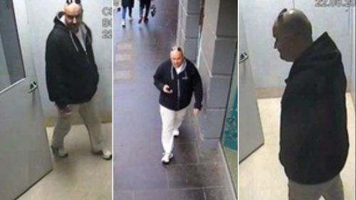Victoria Police have released these images of a man they wish to speak to. (Supplied)